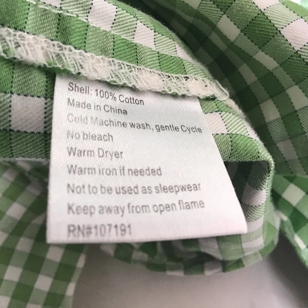 CZ by Carolina Zapf Gingham Button Front Shirt - Picture 3 of 4